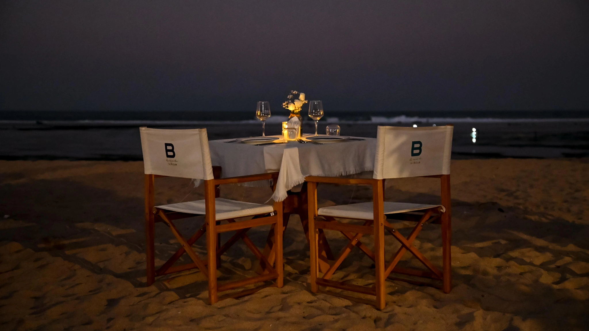 Ocean view from Le Bleu, a beach club in Nusa Dua, Bali