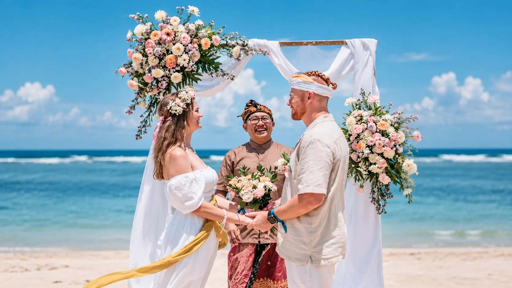 Wedding Ceremony at Le Bleu, Nusa Dua Wedding Venue