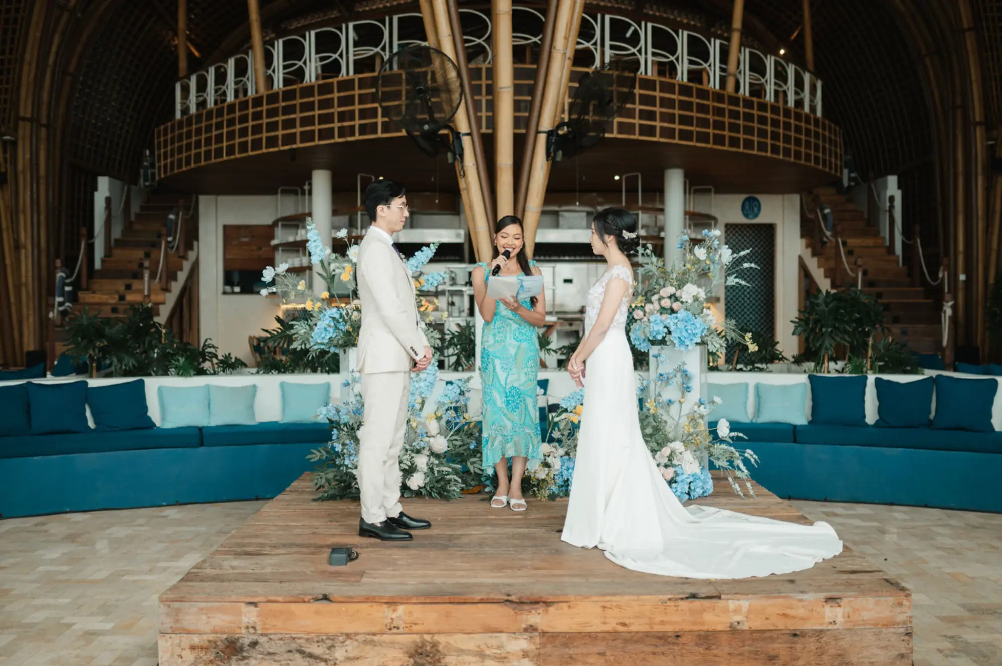 Wedding Ceremony at Le Bleu Wedding Venue